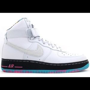 Air Force 1 High Pure Platinum Multi-color